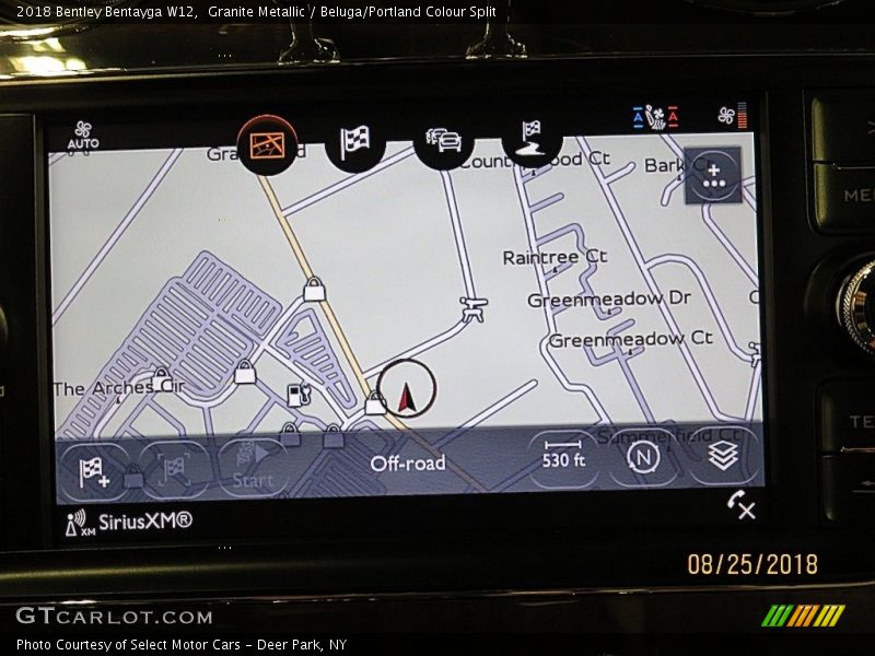 Navigation of 2018 Bentayga W12