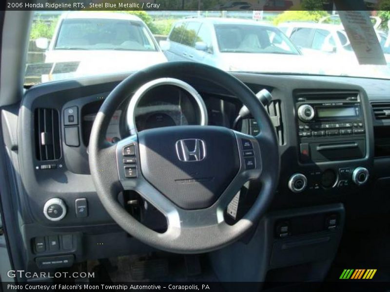 Steel Blue Metallic / Gray 2006 Honda Ridgeline RTS