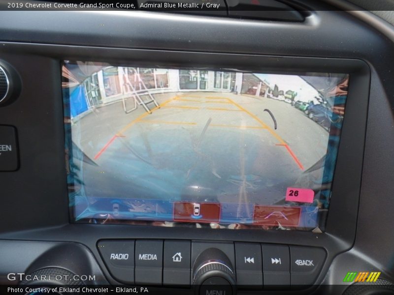 Admiral Blue Metallic / Gray 2019 Chevrolet Corvette Grand Sport Coupe