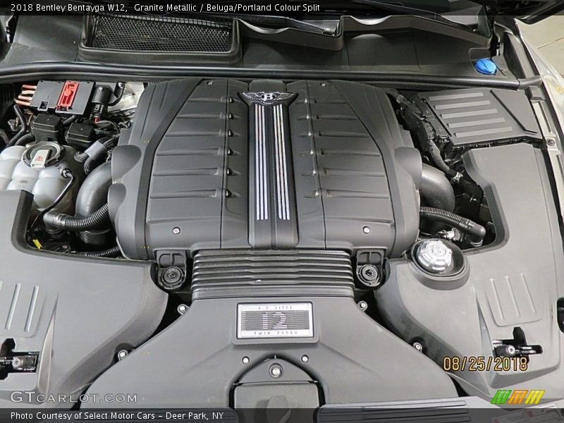  2018 Bentayga W12 Engine - 6.0 Liter Twin-Turbocharged DOHC 48-Valve W12