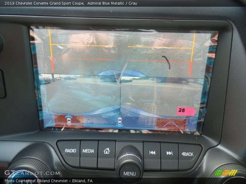 Admiral Blue Metallic / Gray 2019 Chevrolet Corvette Grand Sport Coupe