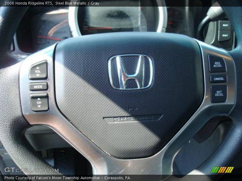 Steel Blue Metallic / Gray 2006 Honda Ridgeline RTS