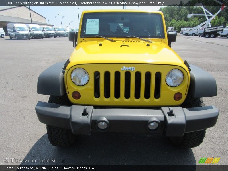 Detonator Yellow / Dark Slate Gray/Med Slate Gray 2008 Jeep Wrangler Unlimited Rubicon 4x4