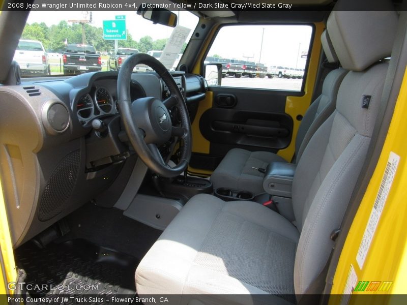 Detonator Yellow / Dark Slate Gray/Med Slate Gray 2008 Jeep Wrangler Unlimited Rubicon 4x4