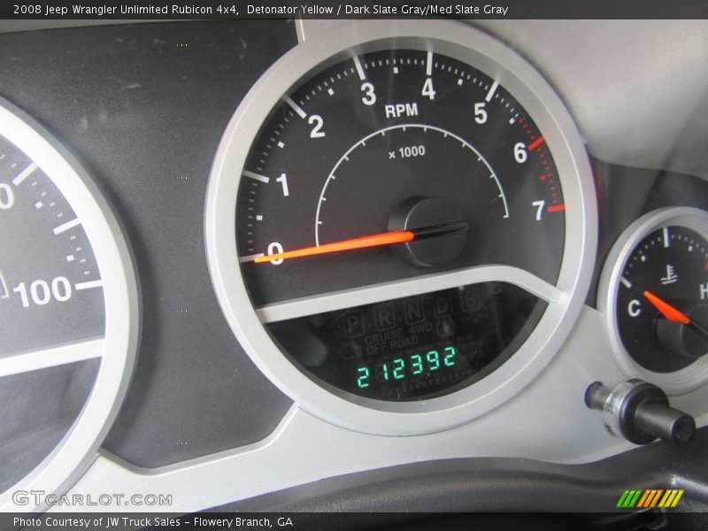 Detonator Yellow / Dark Slate Gray/Med Slate Gray 2008 Jeep Wrangler Unlimited Rubicon 4x4