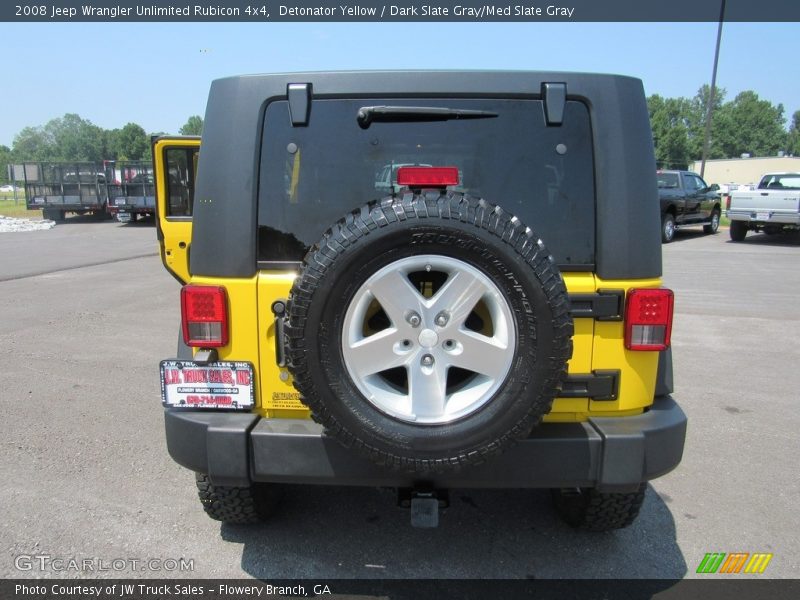 Detonator Yellow / Dark Slate Gray/Med Slate Gray 2008 Jeep Wrangler Unlimited Rubicon 4x4