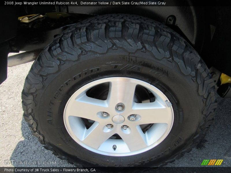 Detonator Yellow / Dark Slate Gray/Med Slate Gray 2008 Jeep Wrangler Unlimited Rubicon 4x4