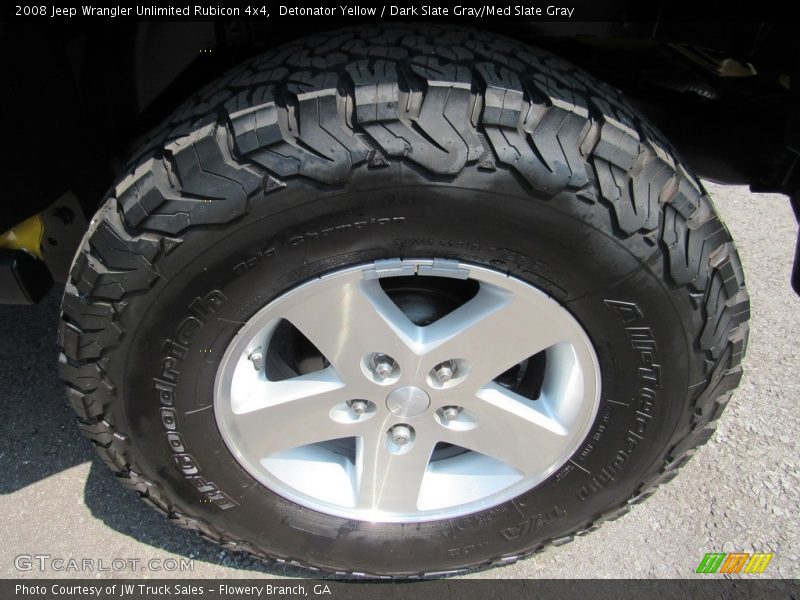 Detonator Yellow / Dark Slate Gray/Med Slate Gray 2008 Jeep Wrangler Unlimited Rubicon 4x4