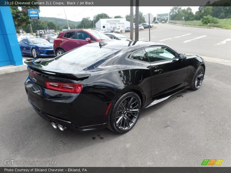 Black / Jet Black 2018 Chevrolet Camaro ZL1 Coupe