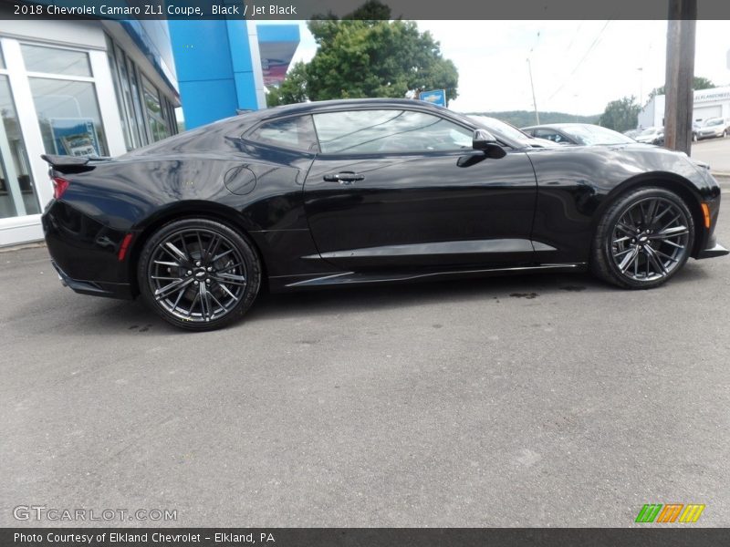 Black / Jet Black 2018 Chevrolet Camaro ZL1 Coupe