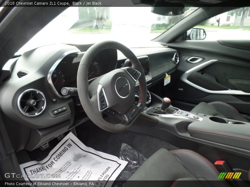 Front Seat of 2018 Camaro ZL1 Coupe