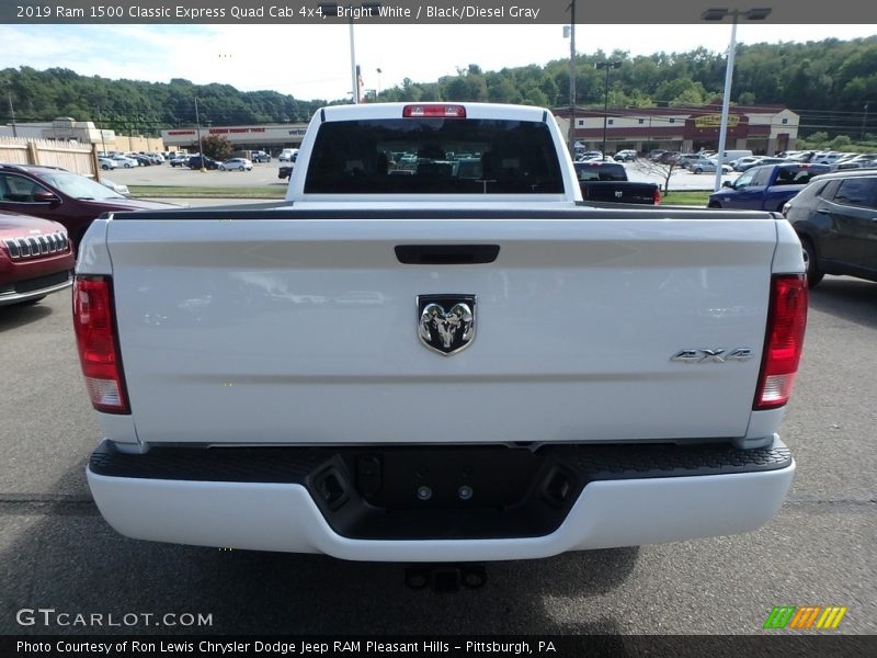 Bright White / Black/Diesel Gray 2019 Ram 1500 Classic Express Quad Cab 4x4