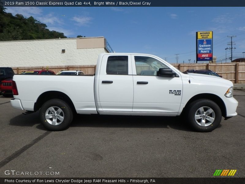 Bright White / Black/Diesel Gray 2019 Ram 1500 Classic Express Quad Cab 4x4