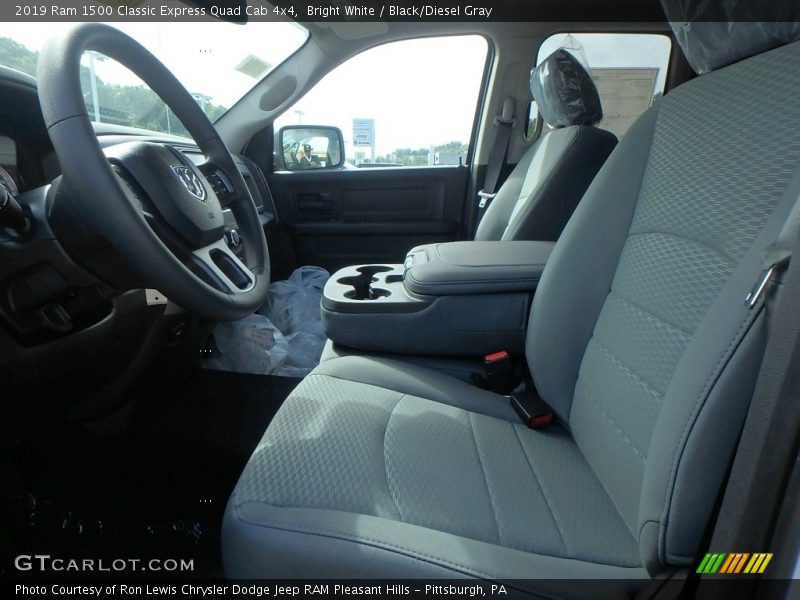 Bright White / Black/Diesel Gray 2019 Ram 1500 Classic Express Quad Cab 4x4