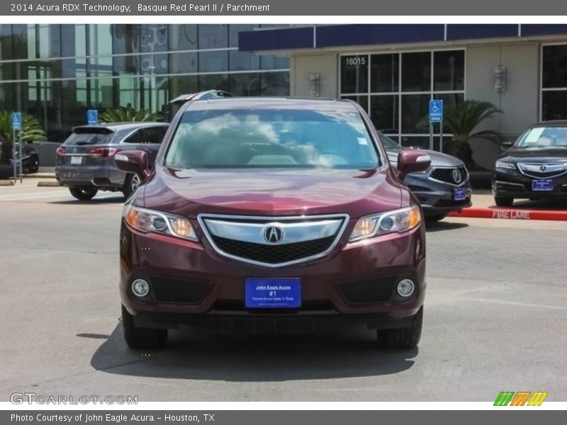 Basque Red Pearl II / Parchment 2014 Acura RDX Technology