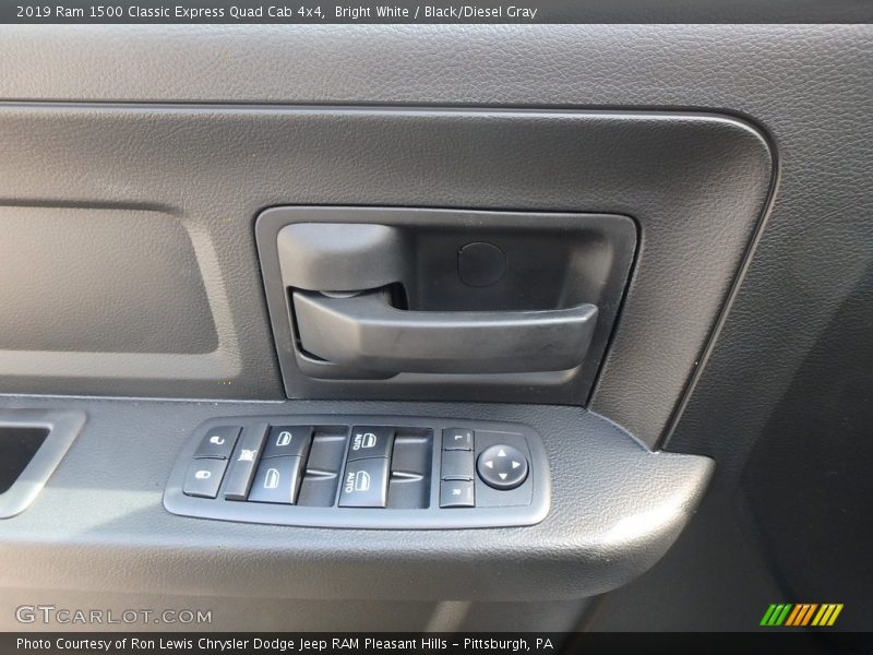 Bright White / Black/Diesel Gray 2019 Ram 1500 Classic Express Quad Cab 4x4