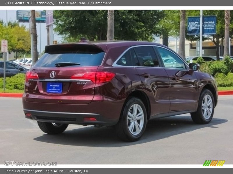 Basque Red Pearl II / Parchment 2014 Acura RDX Technology