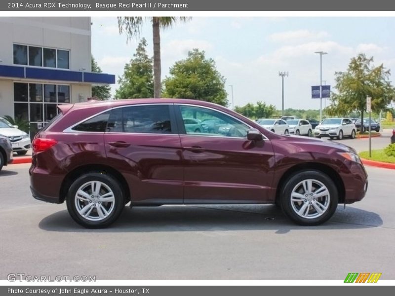 Basque Red Pearl II / Parchment 2014 Acura RDX Technology