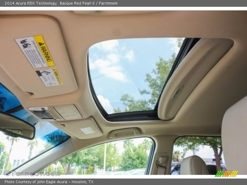Basque Red Pearl II / Parchment 2014 Acura RDX Technology