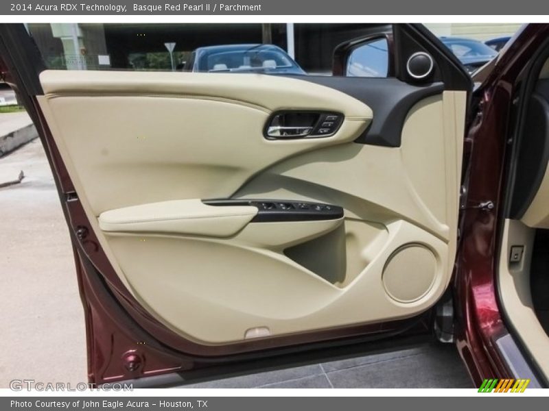 Basque Red Pearl II / Parchment 2014 Acura RDX Technology