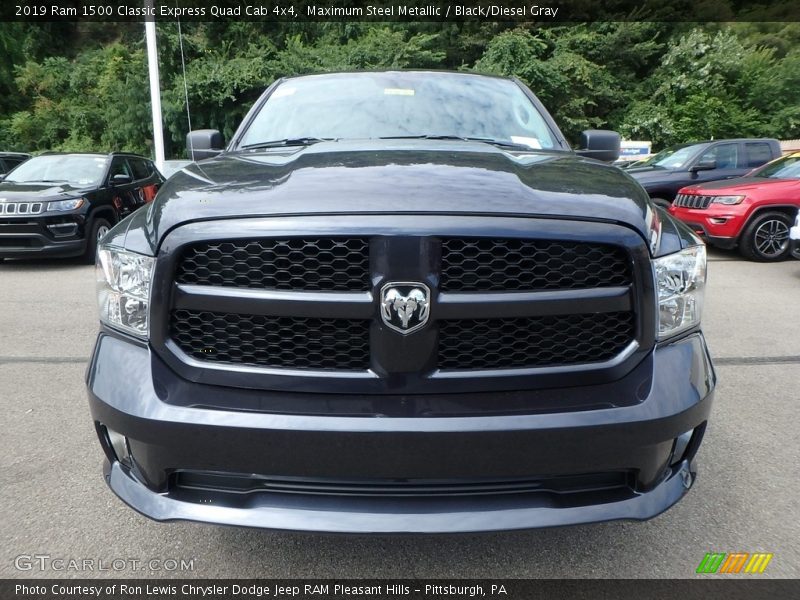 Maximum Steel Metallic / Black/Diesel Gray 2019 Ram 1500 Classic Express Quad Cab 4x4