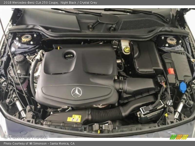 Night Black / Crystal Grey 2018 Mercedes-Benz CLA 250 Coupe