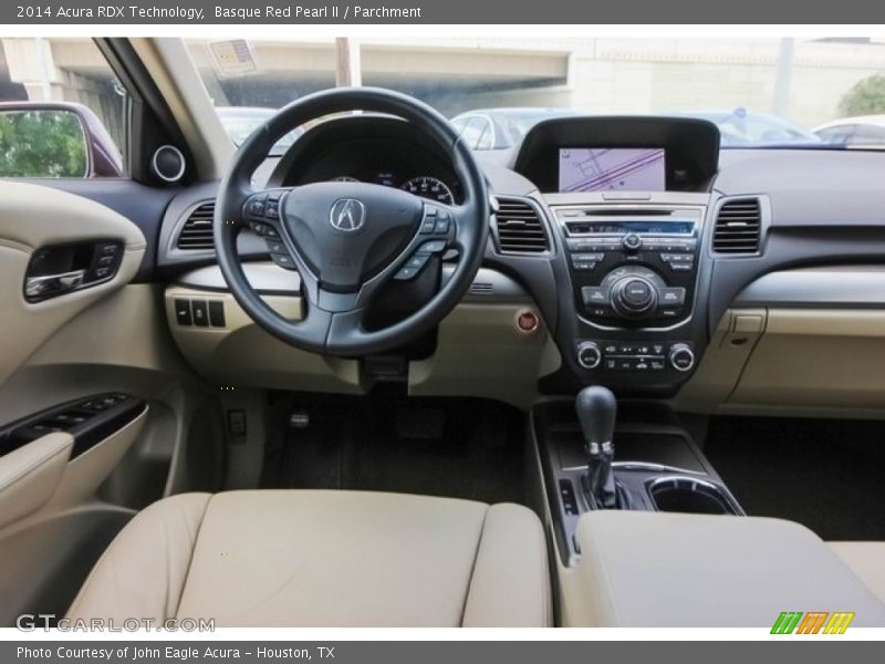 Basque Red Pearl II / Parchment 2014 Acura RDX Technology