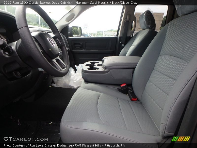 Front Seat of 2019 1500 Classic Express Quad Cab 4x4