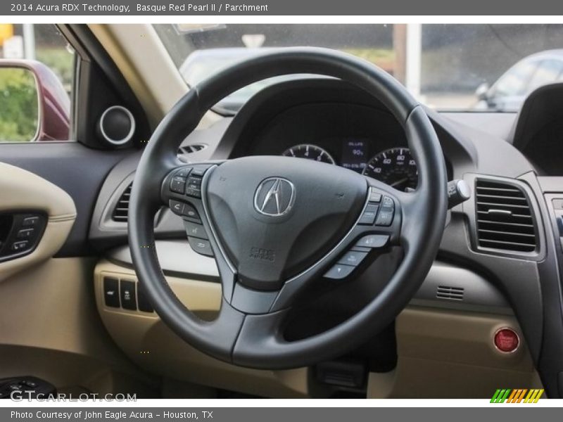 Basque Red Pearl II / Parchment 2014 Acura RDX Technology