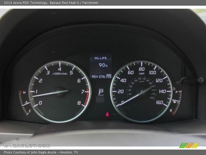 Basque Red Pearl II / Parchment 2014 Acura RDX Technology