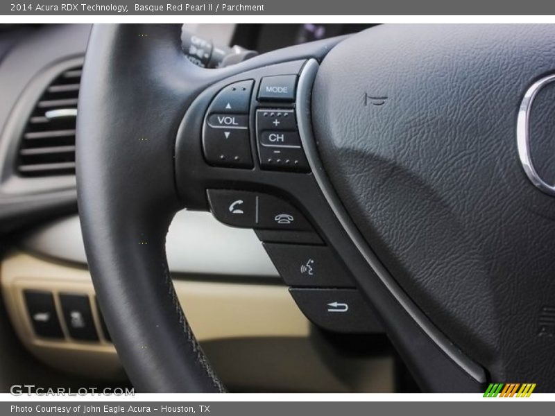 Basque Red Pearl II / Parchment 2014 Acura RDX Technology