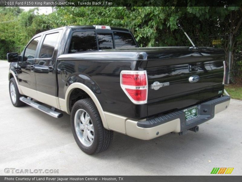 Tuxedo Black / Tan 2010 Ford F150 King Ranch SuperCrew