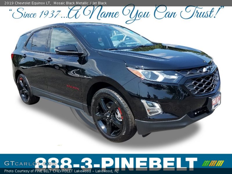 Mosaic Black Metallic / Jet Black 2019 Chevrolet Equinox LT