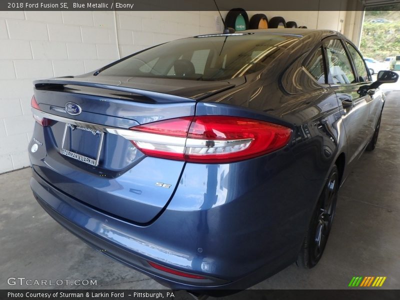 Blue Metallic / Ebony 2018 Ford Fusion SE