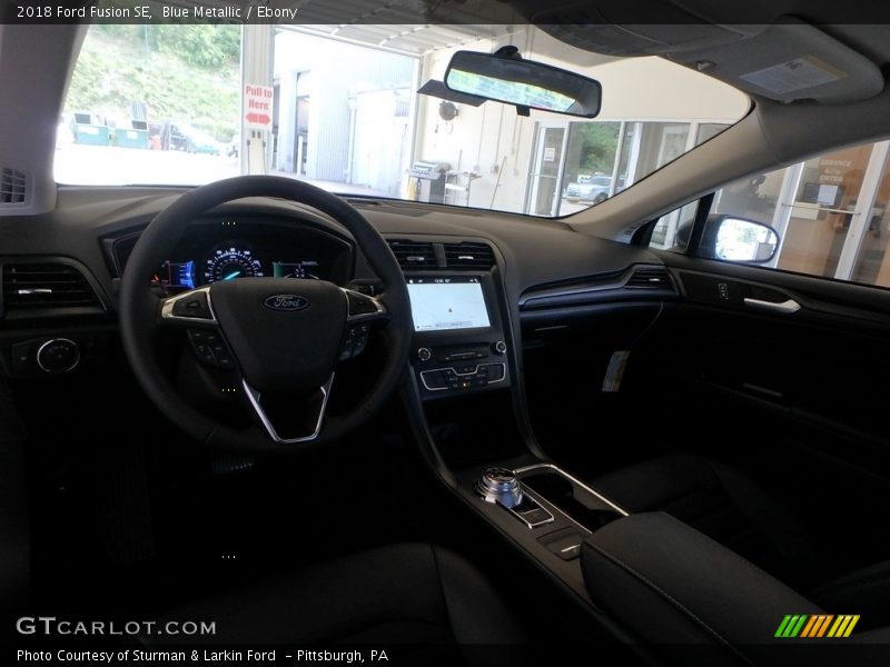 Blue Metallic / Ebony 2018 Ford Fusion SE