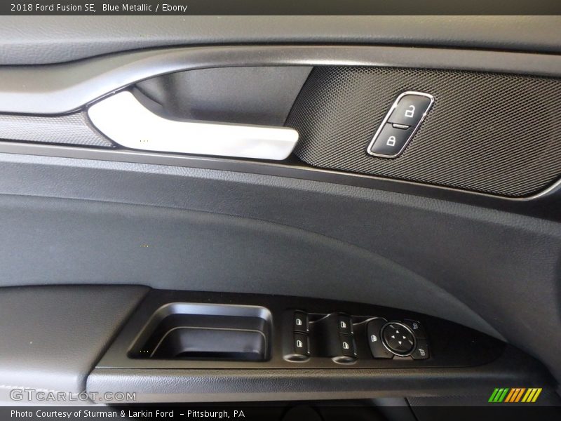 Blue Metallic / Ebony 2018 Ford Fusion SE