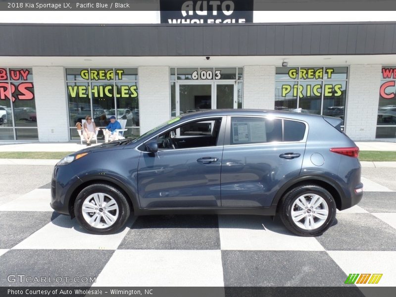Pacific Blue / Black 2018 Kia Sportage LX