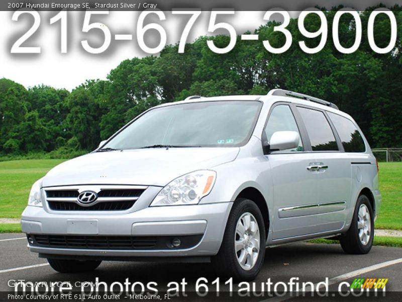Stardust Silver / Gray 2007 Hyundai Entourage SE