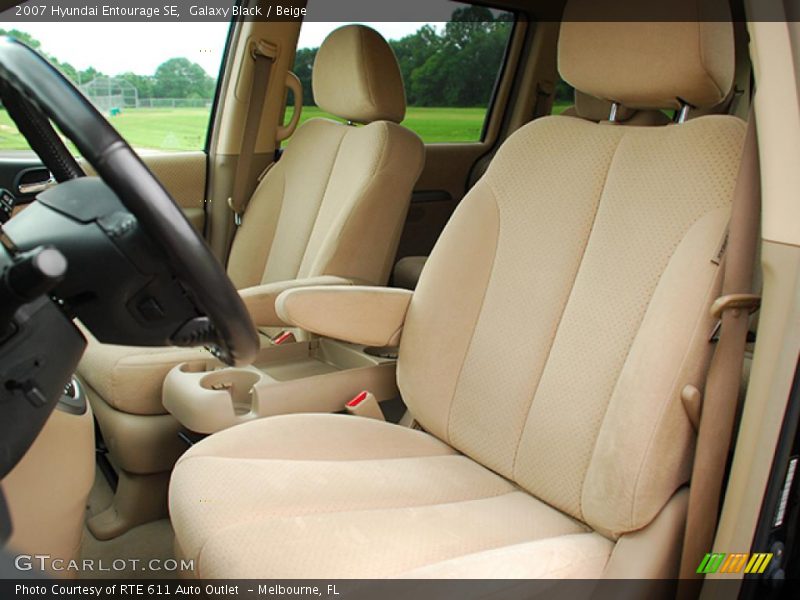 Galaxy Black / Beige 2007 Hyundai Entourage SE