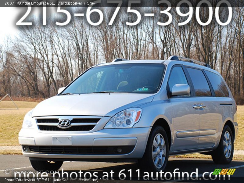 Stardust Silver / Gray 2007 Hyundai Entourage SE