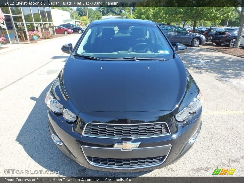 Black / Jet Black/Dark Titanium 2012 Chevrolet Sonic LT Sedan