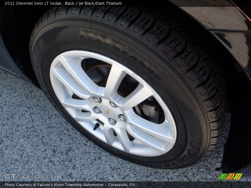 Black / Jet Black/Dark Titanium 2012 Chevrolet Sonic LT Sedan