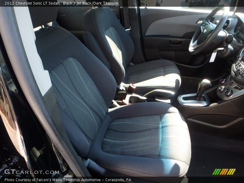 Black / Jet Black/Dark Titanium 2012 Chevrolet Sonic LT Sedan