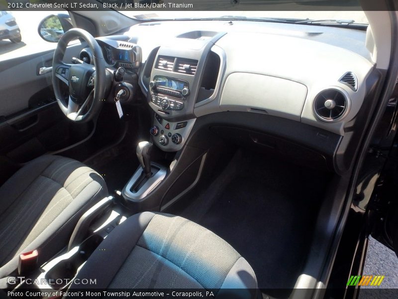 Black / Jet Black/Dark Titanium 2012 Chevrolet Sonic LT Sedan
