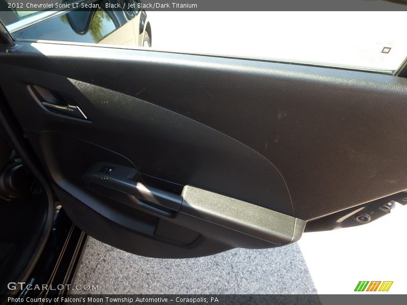 Black / Jet Black/Dark Titanium 2012 Chevrolet Sonic LT Sedan
