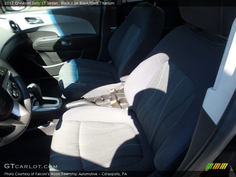 Black / Jet Black/Dark Titanium 2012 Chevrolet Sonic LT Sedan
