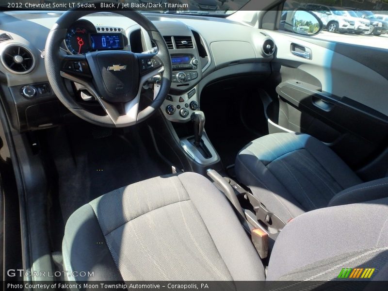 Black / Jet Black/Dark Titanium 2012 Chevrolet Sonic LT Sedan