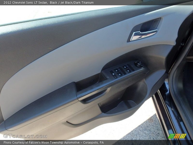 Black / Jet Black/Dark Titanium 2012 Chevrolet Sonic LT Sedan