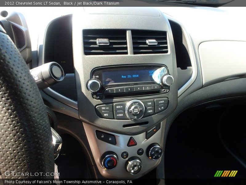 Black / Jet Black/Dark Titanium 2012 Chevrolet Sonic LT Sedan