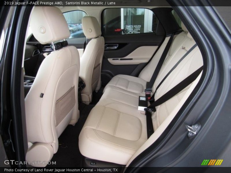 Santorini Black Metallic / Latte 2019 Jaguar F-PACE Prestige AWD